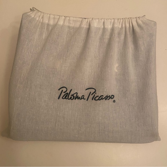 Paloma Picasso Black Leather Handbag - Picture 7 of 7